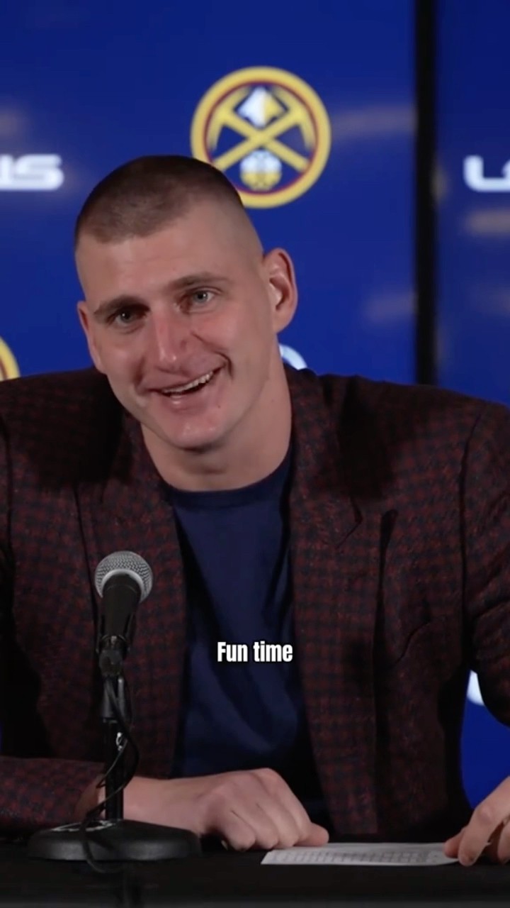 Jokic finally broke character ??