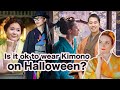 Is it ok to wear Kimono on Halloween? // Let&#39;s ask Shogo, Roza, Sala, Erika, and Billy 😉