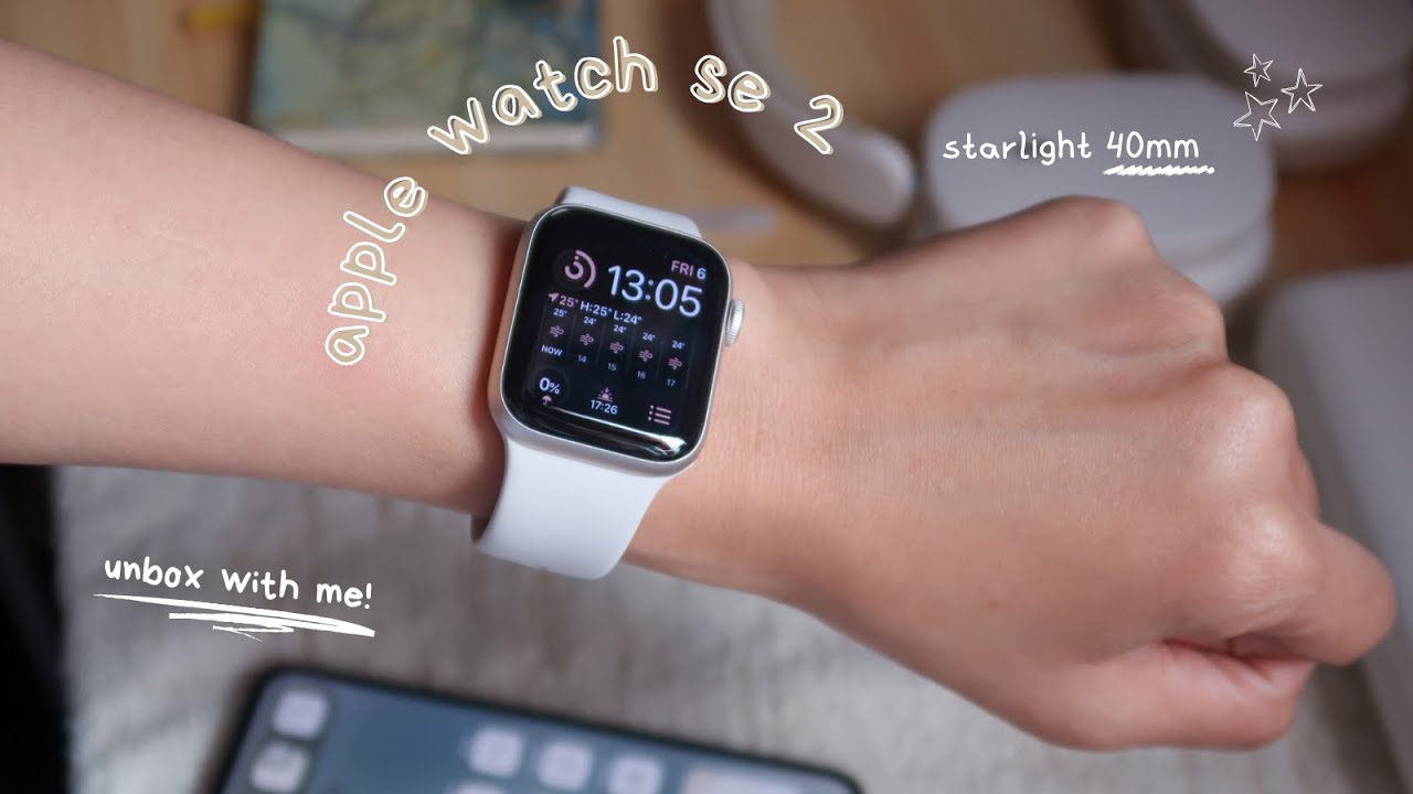 【未使用】Apple watch SE (第2世代)Starlight 40mm