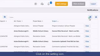 BidDocs - How to Set Your Notification Preference