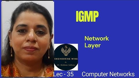 Lec35-Basic operation of IGMP |Computer Networks