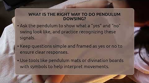 What Is The Right Way To Do Pendulum Dowsing? - Spiritual Universe Unlocked