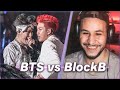 2015 MAMA [Boys In Battle] BTS vs BlockB 🎵 РЕАКЦИЯ