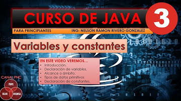 3. Curso de Java-Video 3-Variables y constantes