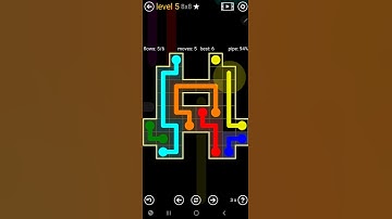 How To Solve Flow Free Inkblot Pack Level 5 8x8 Board Walk Through Solution Walkthrough