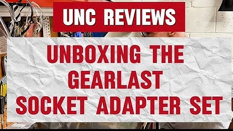 Unboxing the GEARLAST 4Pcs Low Profile Impact Socket Adapter Set,