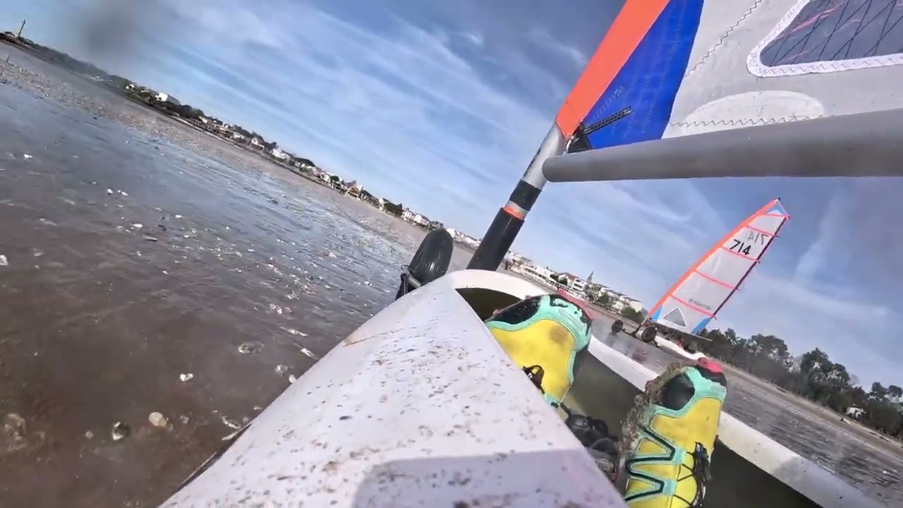 Plage de St Georges en char à voile. 17