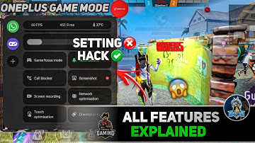 One Plus GAME MODE All Setting Explained 🤯😱 FOR ONETAP AND MOVEMENT SPEED 👍 ❤️  NO LAG - Free Fire 