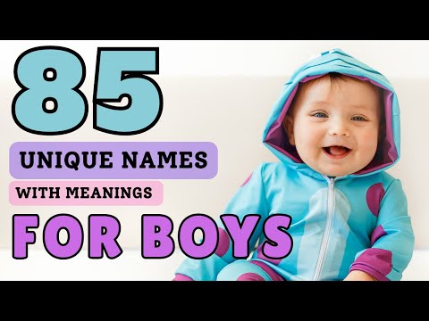 85 Unique Names x Meanings For Baby Boys 2023 | Cuddles Lane Baby Youtube
