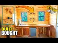 DIY Finished Custom Kitchen In a 10x16 Tiny House - Built, Not Bought!