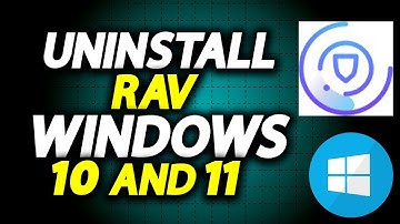 How To Uninstall RAV Endpoint Protection From Windows 11 And 10 On Laptop Or PC - How To Easily