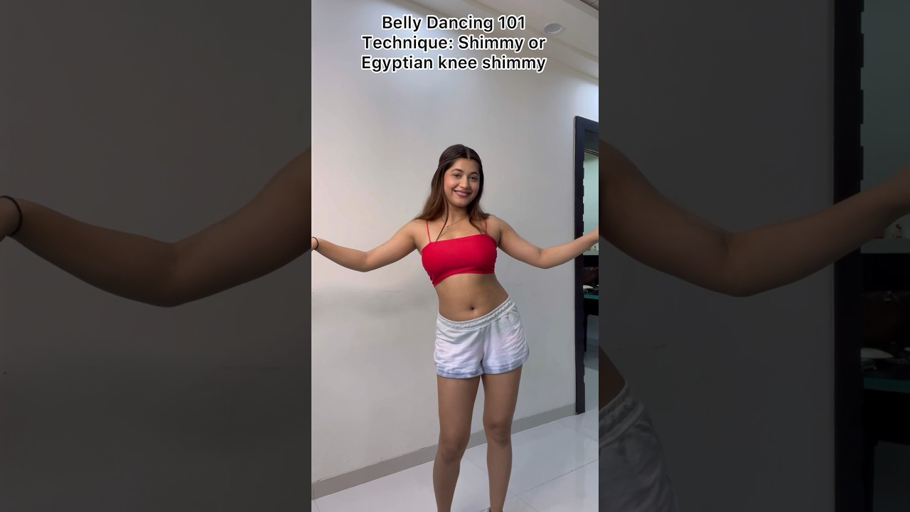 Learn the right technique to do a shimmy! ❤️ #sakshishrivas #bellydance #tutorials #splitsvilla