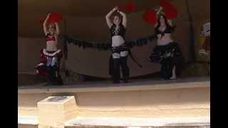 Wild Rose Dances With Fans