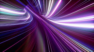 4K Screensaver | Fast Flight Inside Virtual Futuristic Tunnel– Psychedelic VJ Loop (No Sound)