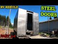 Welding 2 Steel Doors - RV Rebuild (Part 14)