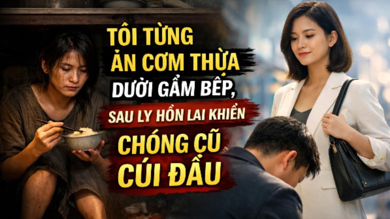 Tôi Từng Ăn Cơm Thừa Dưới Gầm Bếp, Sau Ly Hôn Lại Khiến Chồng Cũ Cúi Đầu|Truyện audio hay hấp dẫn