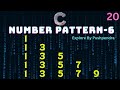 Number Pattern in C By Pushpendra Sir