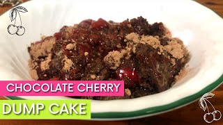 3-Ingredient Chocolate Cherry Dump Cake | Easy Dump Cake Recipe | Easy Dessert