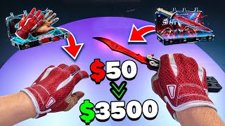 $50 to $3500! INSANE UPGRADE! (Hellcase Promo Code 2025)