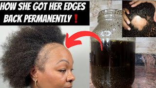 Grow your edges and bald spots with this potent oil | Giveaway | Brenda Okolocha 