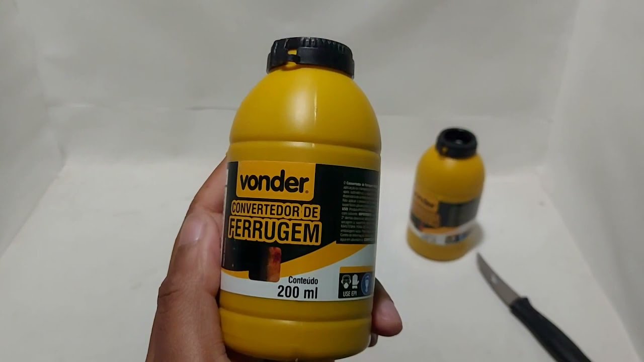 Unboxing SHOPEE - Líquido convertedor de ferrugem.