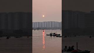 Kayak. Metro. Boat. Dhaka. #shorts #DhakaDiaries #Diabari #UrbanAdventure #WanderDhaka #ExploreDhaka