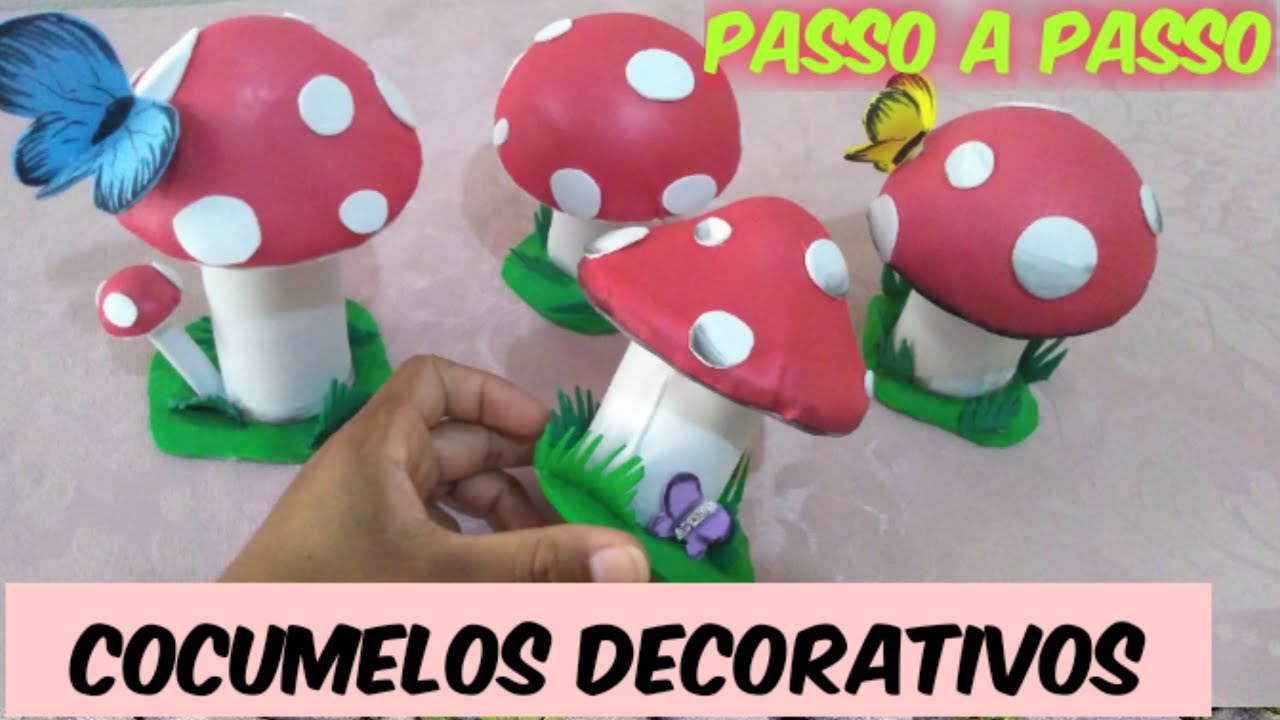 Diy-COCUMELOS DECORATIVOS fáceis e barato de fazer