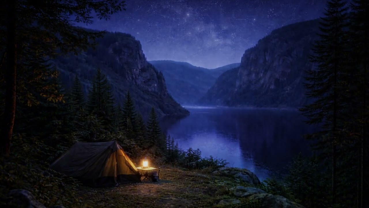 night camping ambience 🌲 deep