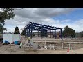Video: Structure at community center goes up