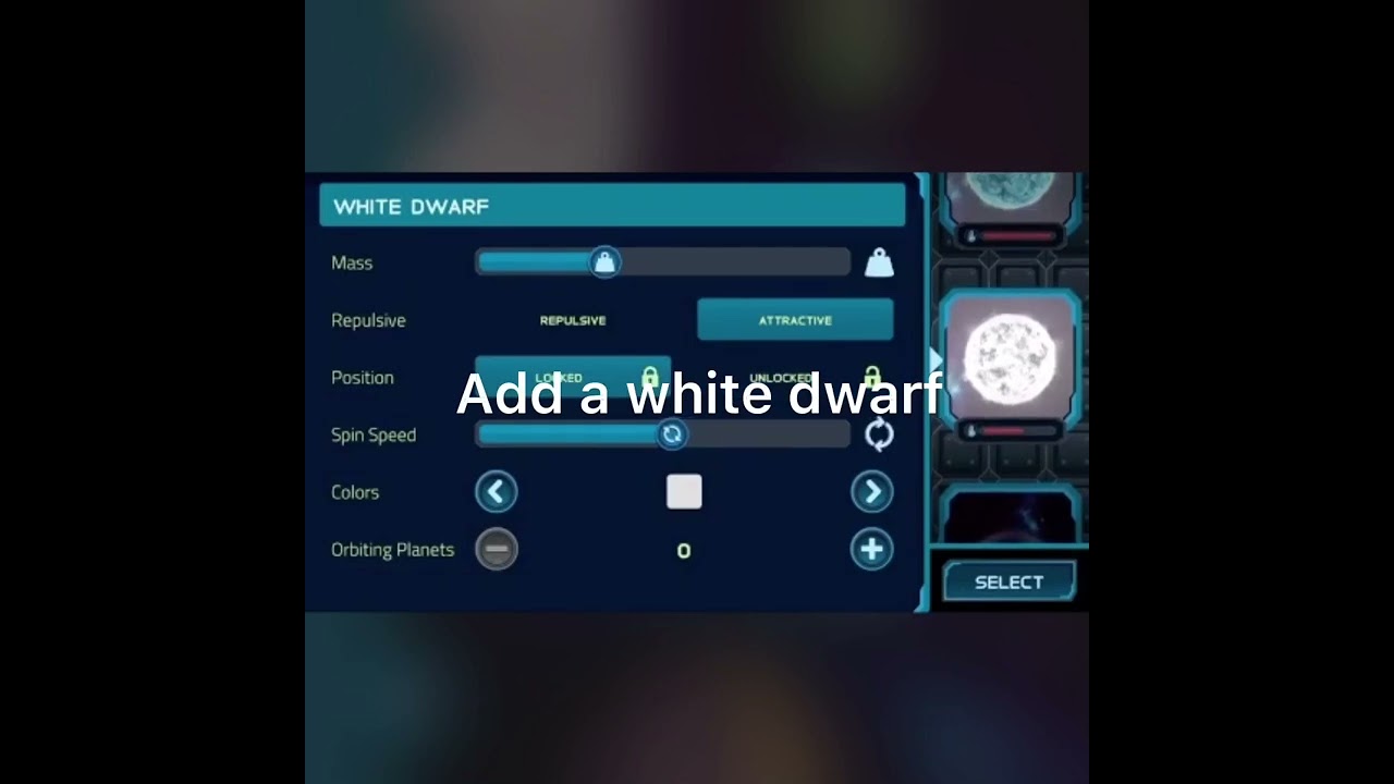 How to make a red dwarf in my pocket galaxy