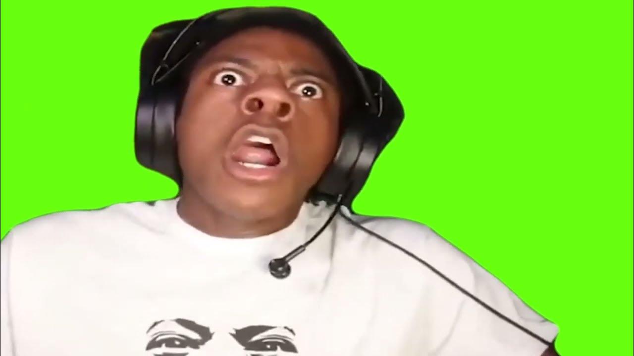 IShowSpeed Screaming Rage Green Screen 4k 1080P 60FPS Gaming Green
