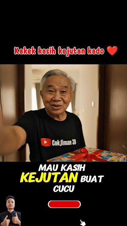 Kakek kasih kejutan kado ulang tahun buat cucunya ❤️🥰 #shorts #trending #fake #cgi #ai #kakek