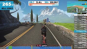 Zwift Watopia Ocean Lava Cliffside Loop Route