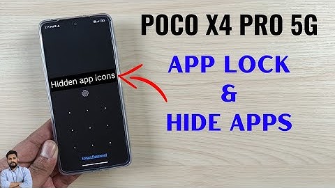 Poco X4 Pro 5G : App Lock & Hide Apps