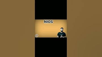 😱🔥💯NIOS ki full form kya hai||What is NIOS full form||NIOS kya hai||#NIOS||by Parvez Sir