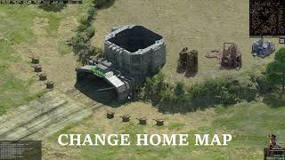 PANZER QUEST how to change home map
