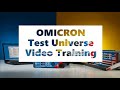 Formation vido complte sur omicron test universe