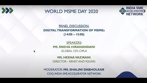 Digital Transformation of MSMEs