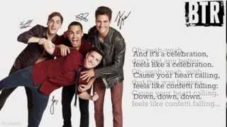 Big Time Rush-Confetti Falling [Lyrics] chords