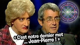 Marie-Thérèse Porchet et Michel Boujenah dans "Qui veut gagner des millions ?" (TF1) [22.06.2004] screenshot 5