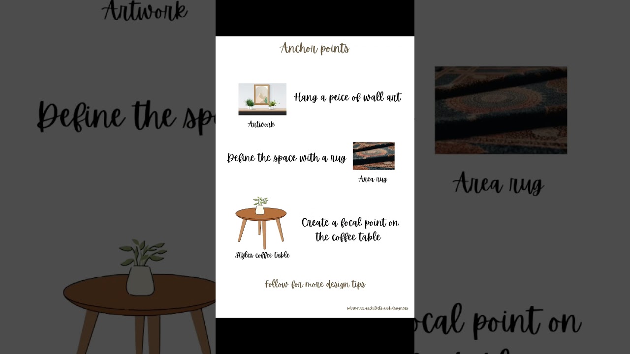 anchor points to ground the room ✨🫰📚