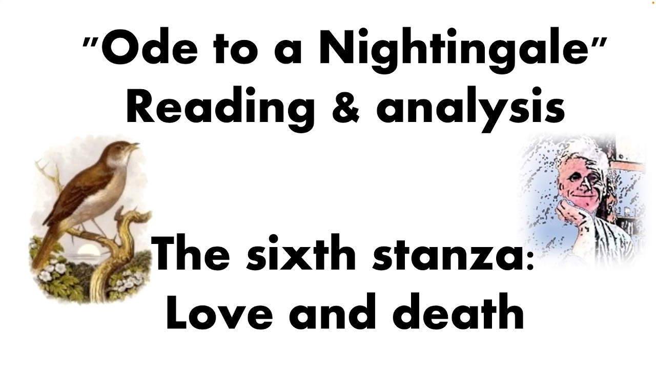John Keats "Ode to a Nightingale": The sixth stanza: Love and death