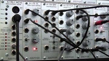 Doepfer A196 PLL- Experiments with the Phase Locked Loop- Basic Patching Pt. 2 "PLL Arabesque" Intro