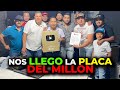 Nos llegó la placa del MILLÓN