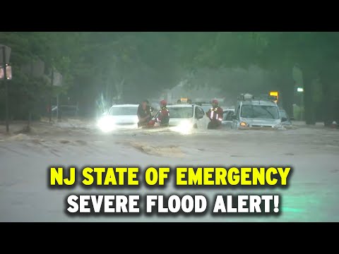 NJ State of Emergency Declared | Flash Flood Warning & Severe Storms Update | newsdrift