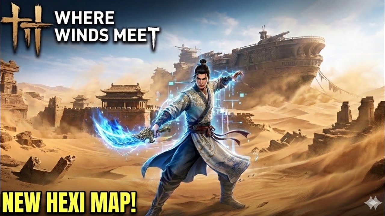 Where Winds Meet | Hexi map first quest | part 1| Explore the Uncharted: The Hexi Expansion is Here!