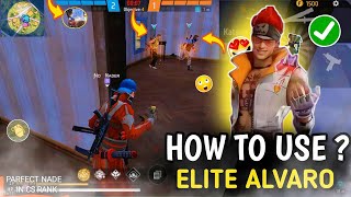 HOW TO USE ELITE ALVARO 🧐 IN CS RANK🤨 || ND NADER 💥💣