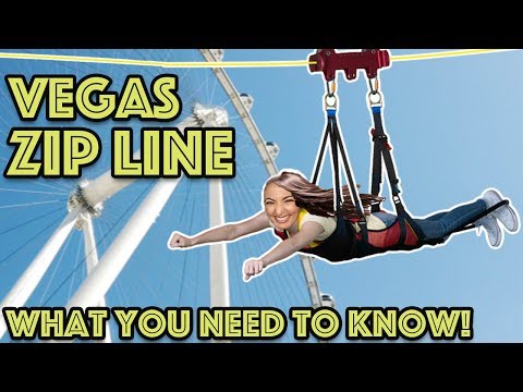 Superman ZIP LINE Over LAS VEGAS w/Lady Luck HQ