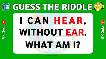 Can you answer these 20 tricky riddles? | Only a Genius Can Pass This! | Brain Teasers & Riddle Quiz