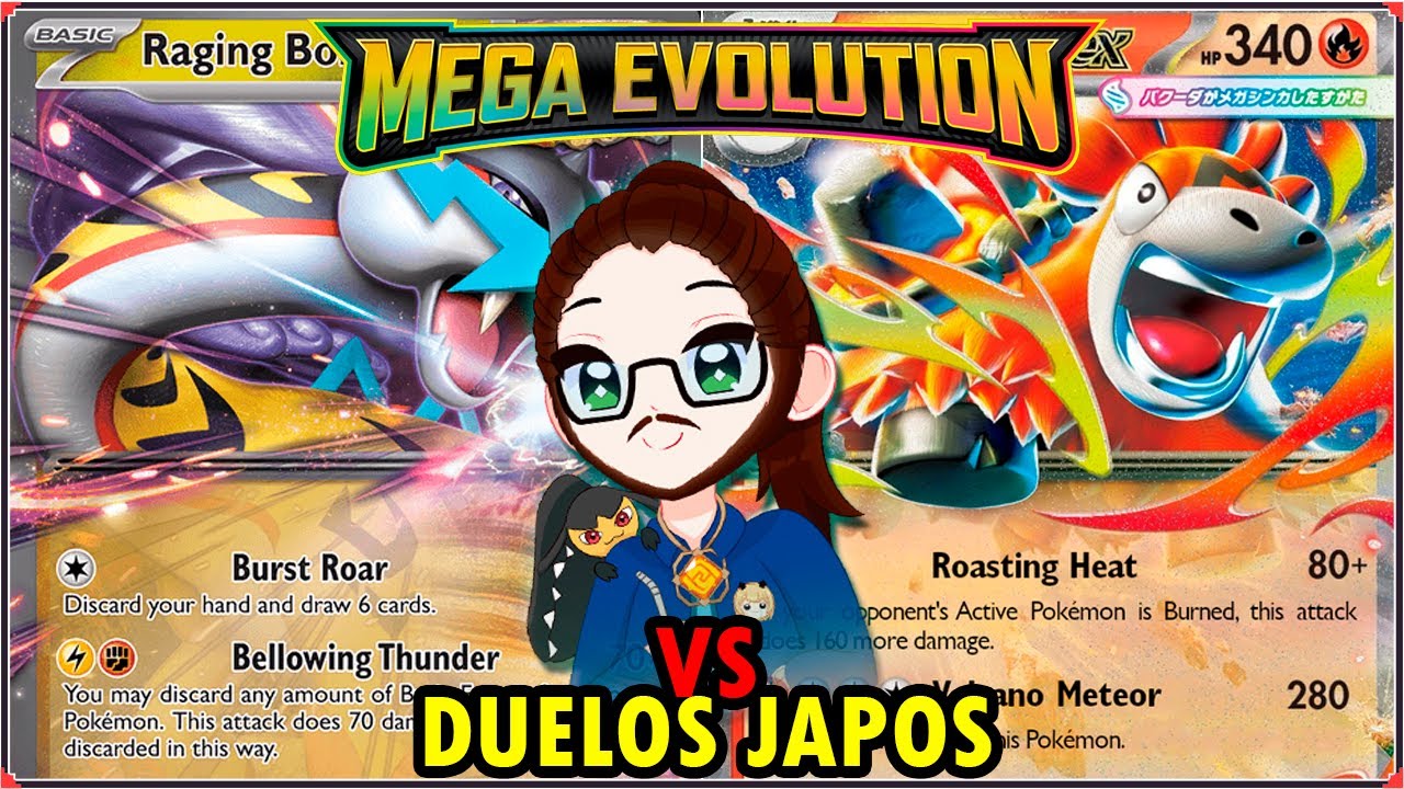 Pokemon TCG | Raging Bolt EX vs MEGA CAMERUPT EX !| Duelos Japos Mega ...